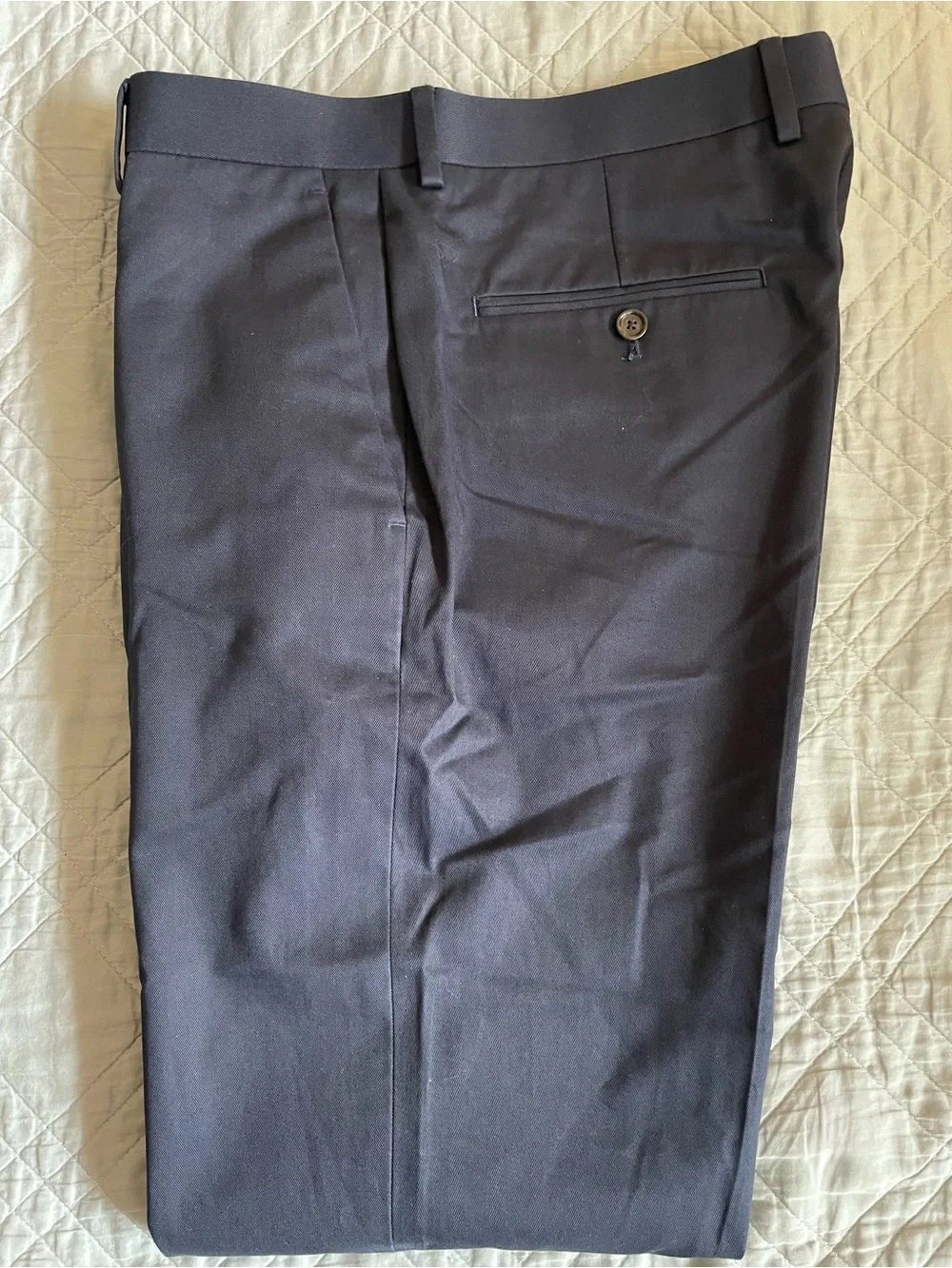 J. CREW Ludlow Slim-fit suit pant in Japanese cotton chino Navy Size 33 CQ522